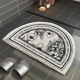 Retro Bathroom Carpet - Non-Slip Absorbent Plush Floor Mat for Bedroom & Kitchen - Himpall